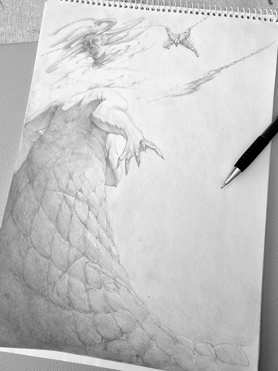 God of War sketch. 
Need the whole series on PC. 🙏