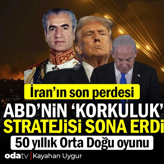 Ortadoğu'da kurulu 50 yıllık din, mezhep ve dehşet dengesinin taraflarından biri olan İran sistem için nasıl işlevsiz hale geldi?
odatv.com/yazarlar/kayah…