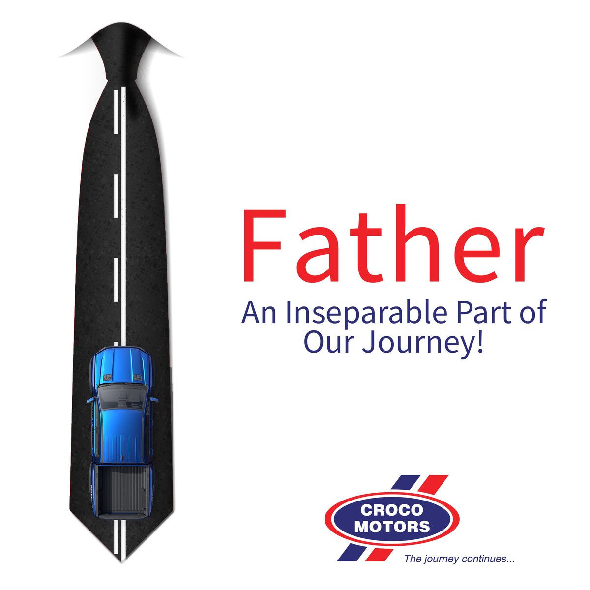 From teaching us to take the wheel, to guiding us through every twist and turn, fathers have always been an inseparable part of our journey.
Here’s to the ones who keep us moving forward.
Happy Father’s Day from #CrocoMotors! #TheJourneyContinues...

#HappyFathersDay