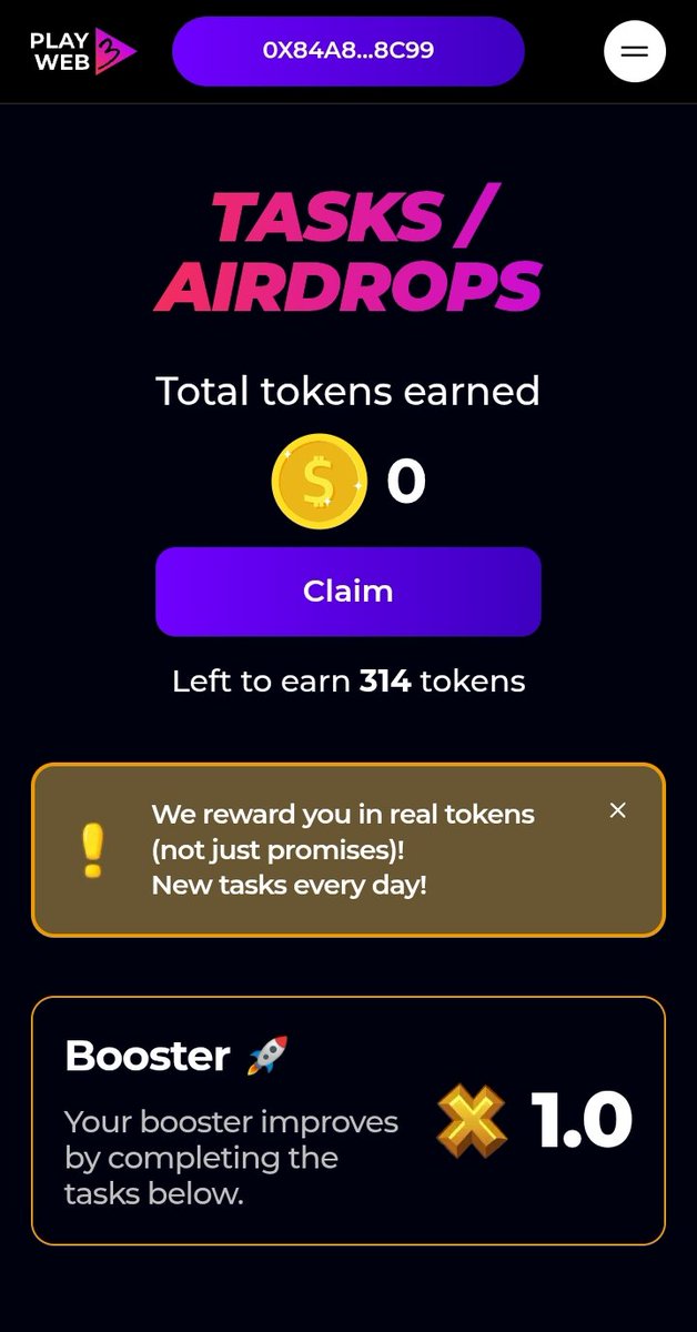 duada854917's tweet photo. Just tried out PlayWeb3 โ a cool hub for Web3 games!
Earn XP, complete tasks & get rewards.
๐ Check it out: https://t.co/COmYpDjRcu
#PlayWeb3 #Web3Gaming #PlayToEarn https://t.co/x03yBb5Ok4