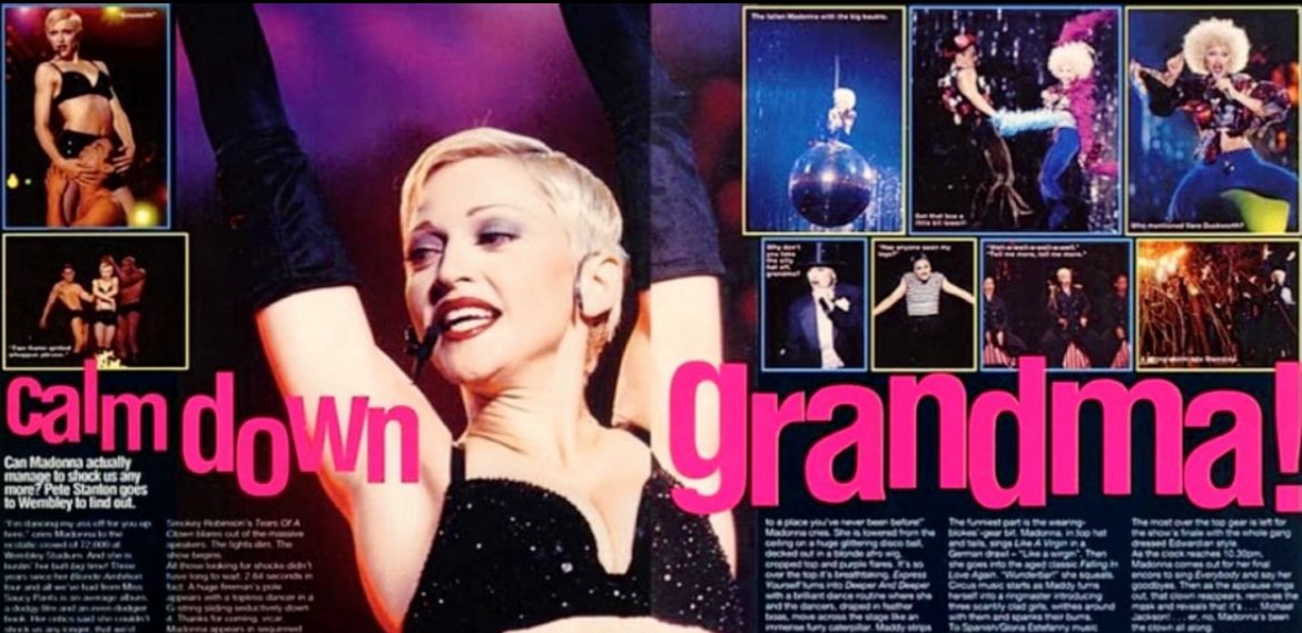 More importantly, the media criticism of Madonna at age 35, four years younger than Gaga. 
Madonna broke the glass ceiling for female artists in EVERY way 👑