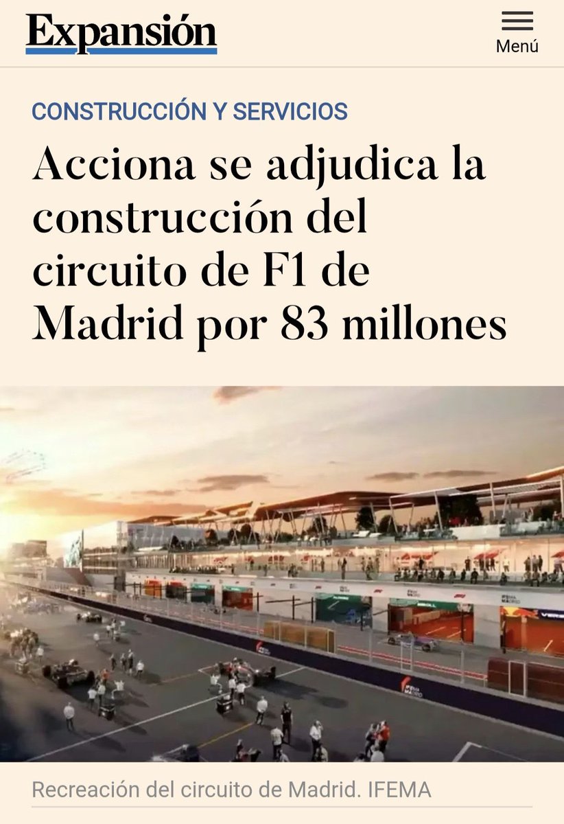 Acciona de los Entrecanales lideraba la trama Koldo de mordidas en adjudicaciones con el PSOE. Es la misma constructora que se acaba de llevar la adjudicación millonaria del pelotazo de la Fórmula 1 en Madrid con Ayuso del PP. Sigue la pista del dinero y encontrarás a la mafia.