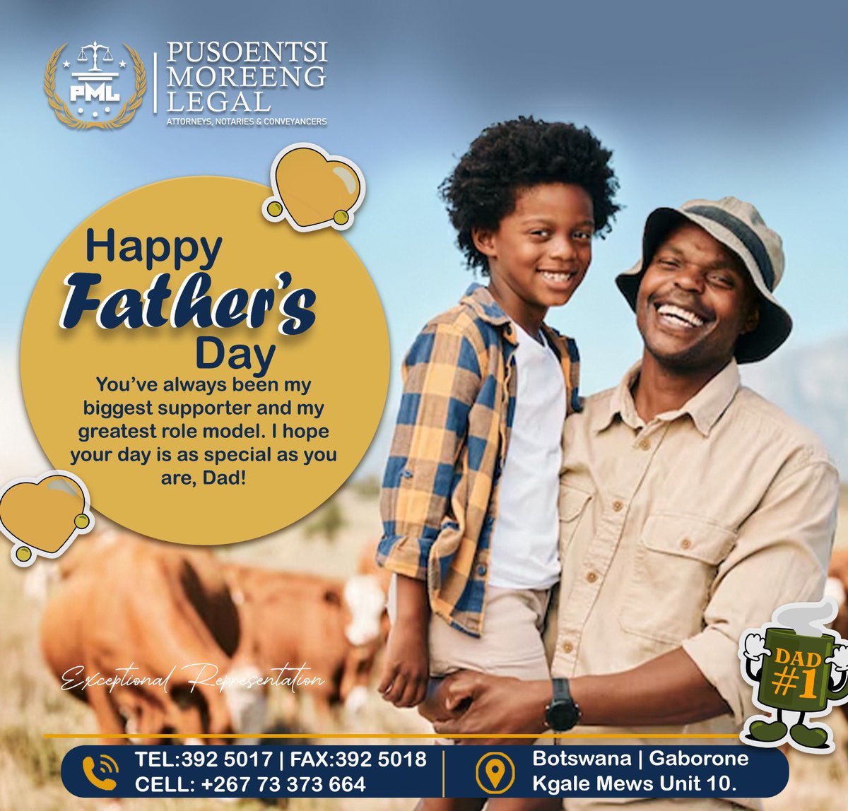 Happy Father’s Day to all the dads out there !!