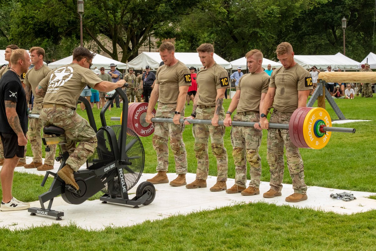 3rd_Infantry's tweet image. Shoutout to 1LT Hensley, MAJ Cash, SSG William, CPT Stoafer & 1LT Gallagher — for winning theArmy's Fitness Competition like only Dogface Soldiers can.
We’re not fancy.
We’re just tough.
And yes, we do look this good after 250 years. 😎
#Army250 #NotFancyJustTough #3rdID #ROTM