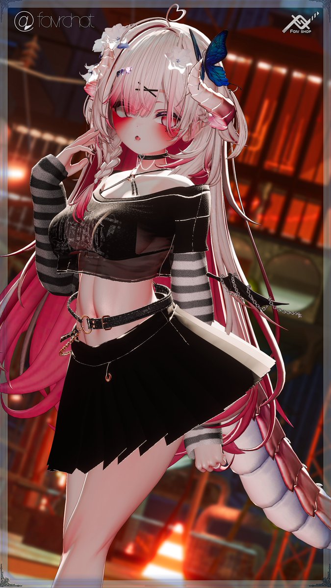 「3D衣装モデル」Urban Tide (アーバンタイド)
6月の新作衣装です！

対応モデルは「愛莉、しなの、萌、ミルティナ、マヌカ、ショコラ、シフォン、ライム、舞夜、ミルフィ、しお」の11アバターです！

・販売記念イベント
1．25/06/15-25/06/22 フルセット2200円→1760円/単体1250円→1000円 20%OFF