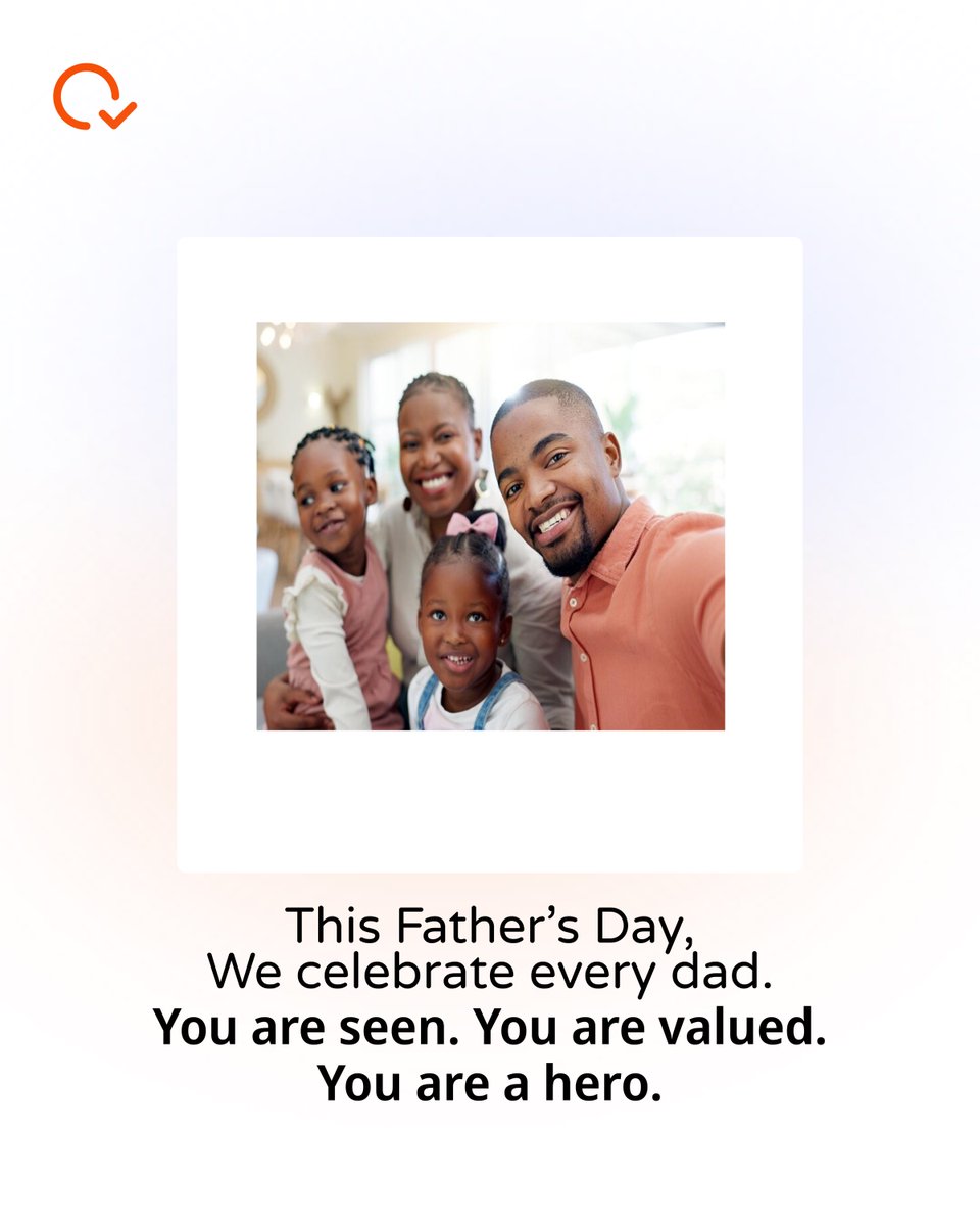 Today, we celebrate the fathers who build legacies of love, support, and financial wisdom. QuickCheck salutes the strength and guidance you provide. 

Thank you, Dad, for showing up, holding it down, and teaching us the value of responsibility.

#FathersDay
#QuickCheck