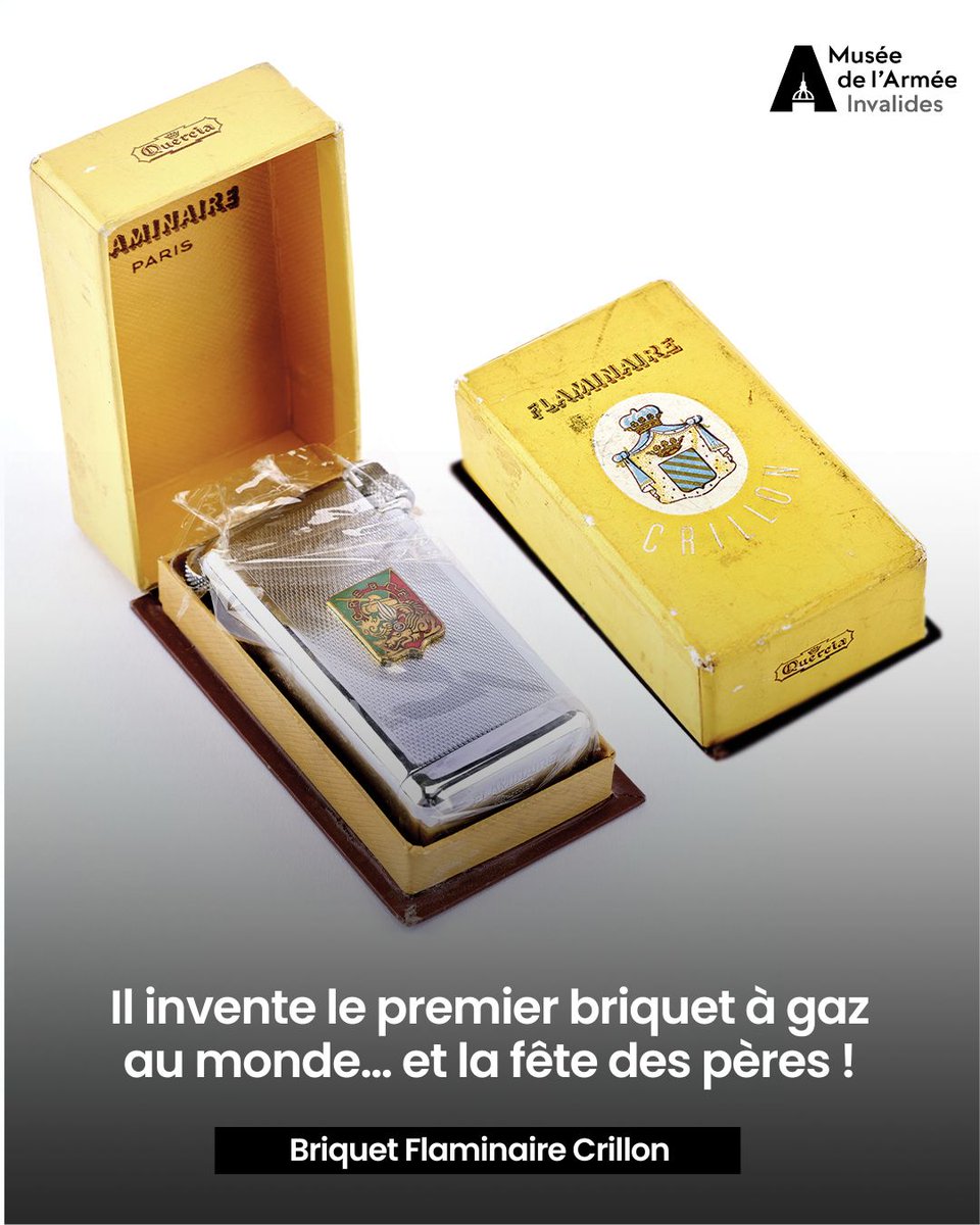 [#Objet] 🔥 Il invente le premier briquet à gaz au monde… et la fête des pères !

Inventeur du briquet à gaz grâce à l'invention de l'ingénieur Henri Pingeot qui a mis au point en 1935 un nouveau mécanisme d'allumage, Marcel Quercia a installé en 1946 l'usine Flaminaire à Redon