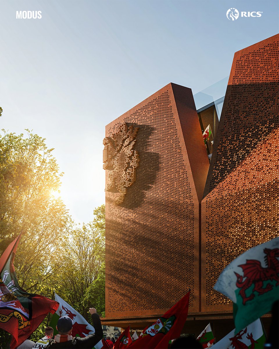 Repeated success on the pitch has led to Wrexham AFC needing a stadium upgrade.

Their new 5,500 capacity Kop stand is a bold architectural statement and can be a catalyst for regional regeneration. But getting planning approval hasn’t been plain sailing for the club’s Hollywood