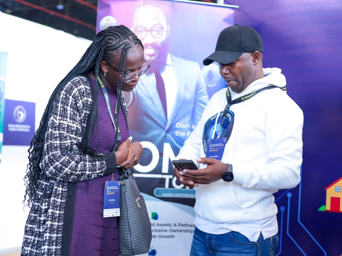 nomachain's tweet image. What an electrifying Day 2 at KBCC! 🔥 Our CEO's pitch for #Nomachain was a game-changer, captivating the audience with our vision for real estate innovation. So much fun &amp;amp; success! See you next time! 
#KBCC #BlockchainKenya