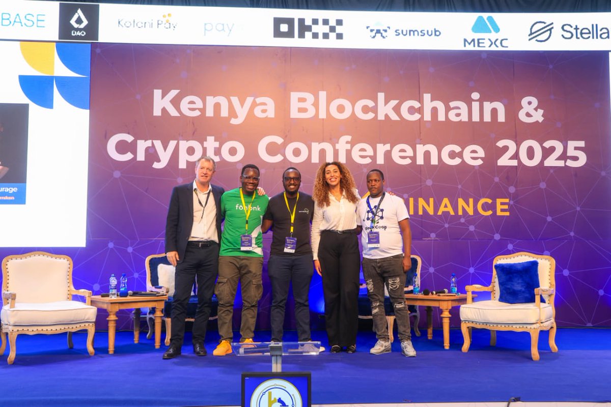nomachain's tweet image. What an electrifying Day 2 at KBCC! 🔥 Our CEO's pitch for #Nomachain was a game-changer, captivating the audience with our vision for real estate innovation. So much fun &amp;amp; success! See you next time! 
#KBCC #BlockchainKenya