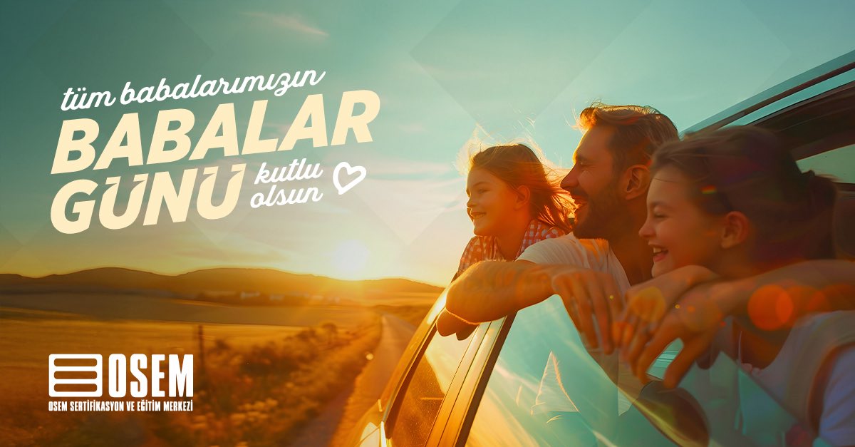 Hayatımıza güç, sevgi ve güven katan tüm babaların Babalar Günü’nü kutlarız.

#OSEM #BabalarGünü