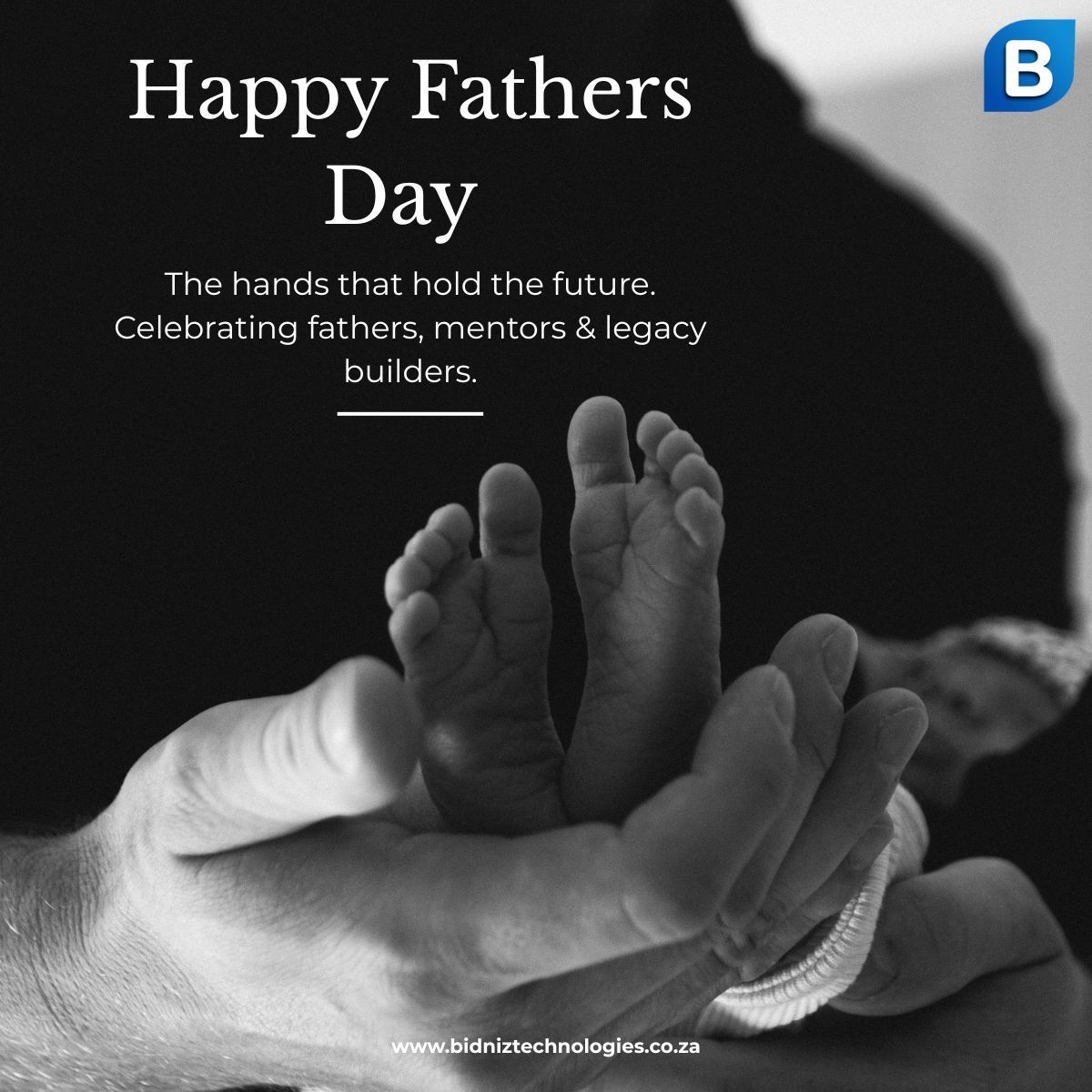 BidnizTech's tweet photo. A father’s strength is measured in what he carries and who he lifts. 💙 Happy #FathersDay from @BidnizTech!
#Legacy #Leadership #Mentorship #CelebrateDads #DigitalLegacy #BidnizCares https://t.co/VUTIZdn3Ip