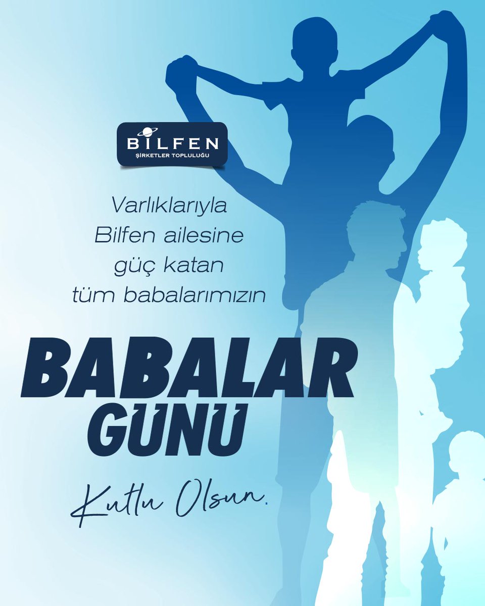 Varlıklarıyla Bilfen ailesine güç katan tüm babalarımızın Babalar Günü kutlu olsun.

#BabalarGünü #HappyFathersDay