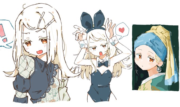 絵チャで描いたバニー広+α!
#初星学園バニー部 #学マスFA 