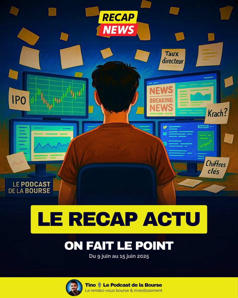 Tino_Bourse's tweet photo. 📆 Le Récap News – Semaine du 9 juin au 15 juin Le petit condensé économique de la semaine passée ! 

[Thread Visuel🧶] 

#Bourse #Macro #Investissement #RecapHebdo https://t.co/C8rTQNUY9g