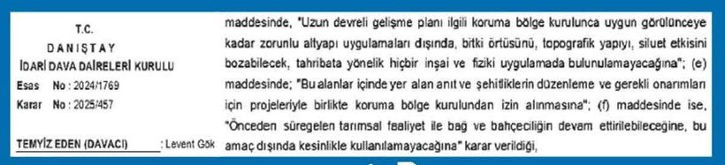 Danıştay; Cumhurbaşkanlığı Sarayı'nın, birinci derece sit alanı olan Atatürk Orman Çiftliği arazisine yapılmış olması nedeniyle "KAÇAK YAPI" olduğuna hükmetti.

(Sözcü)