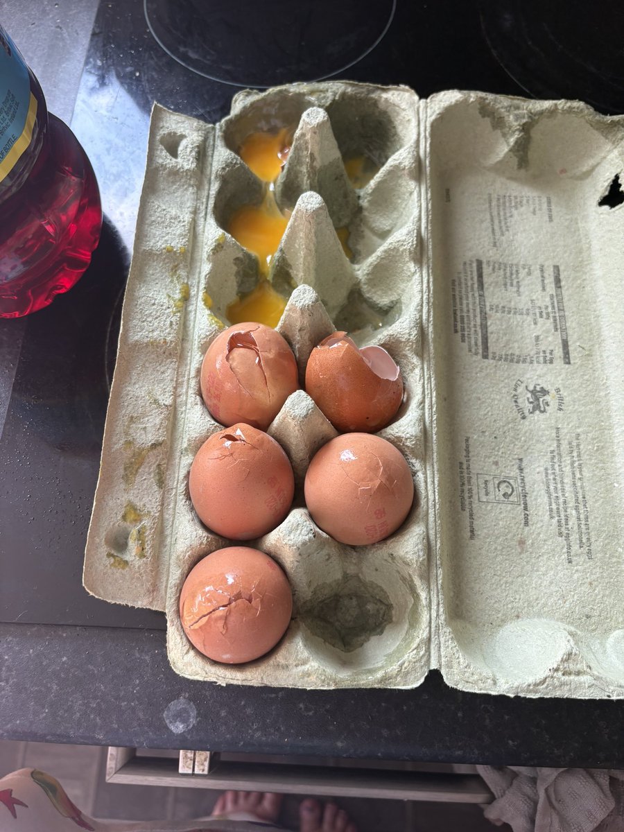 Litsa_stevens's tweet image. Note to self don’t order eggs from @IcelandFoods as they turn up smashed to pieces. No answer from the store either 🙄