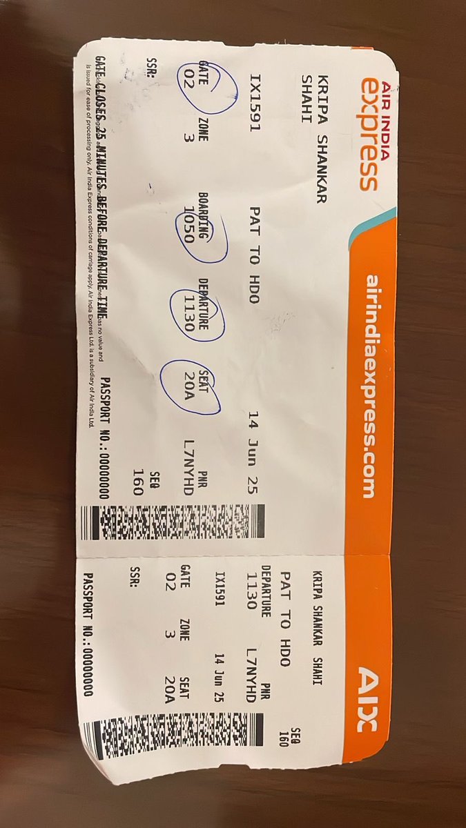 kripa_shahi_INC's tweet image. Flew Air India Express (IX1591) from Patna to Delhi on 14th June. Shocked to know all our luggage was sent to Varanasi by mistake! Now told to wait 2 days to get it back. Totally unacceptable. @AirIndiaX @DGCAIndia #TravelFail #AirIndiaExpress