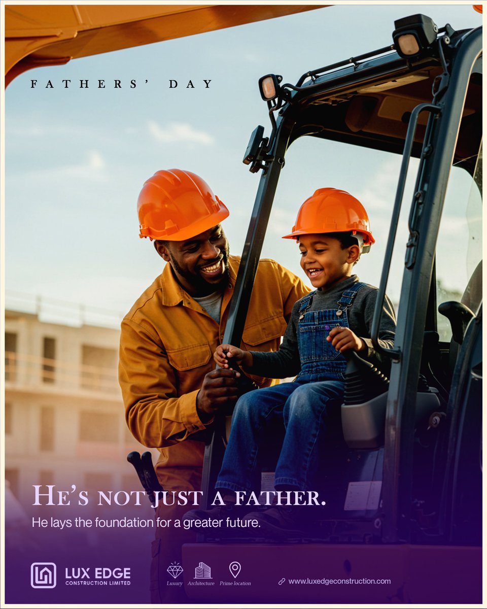 luxedgehomes's tweet photo. To every intentional father holding it all together, we celebrate you, happy fathers day at lux edge 🥂❤
#fathersday #luxedge #midmonth #luxuryliving #realestate #luxurylifestyle #lagos #lekki #apartment https://t.co/GWQeZ8UIlu