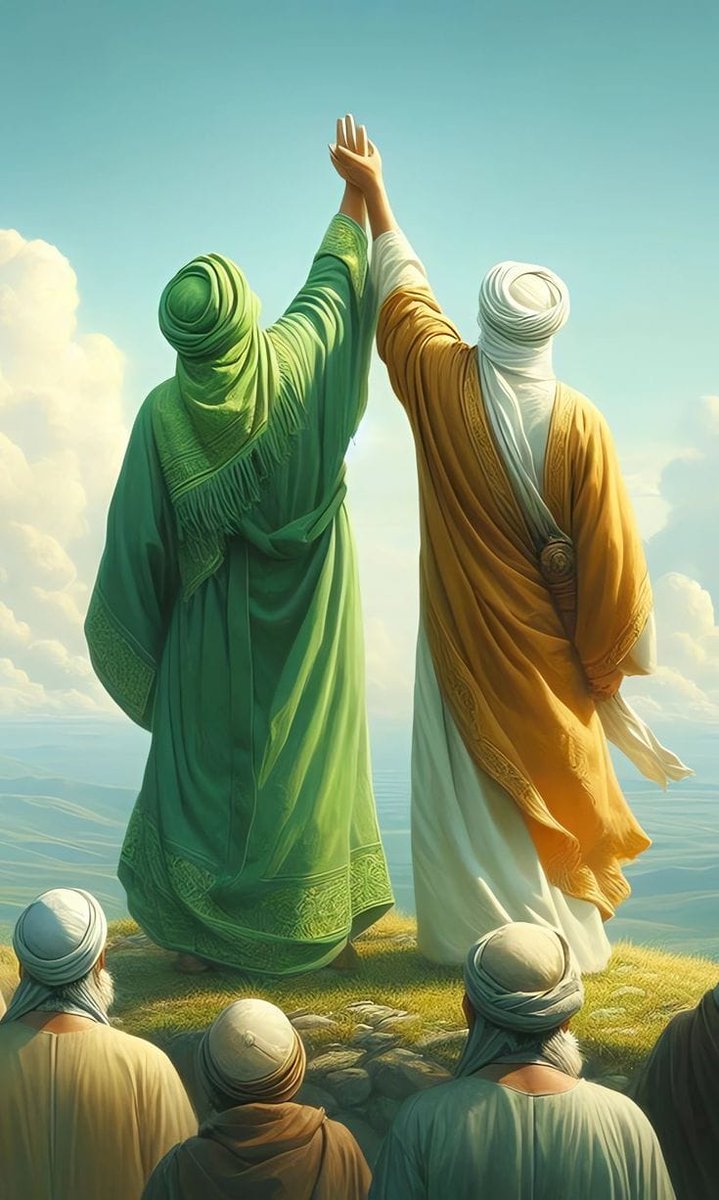 جَـدِّدْ وَلاءَكَ في الغَديرْ  
وقُـلِ السلامُ على الأميرْ

نفــسُ النـبيِّ محـــمدٍ 
ووصيُّهُ الهـادي المُنـير
#عيد_الغدير