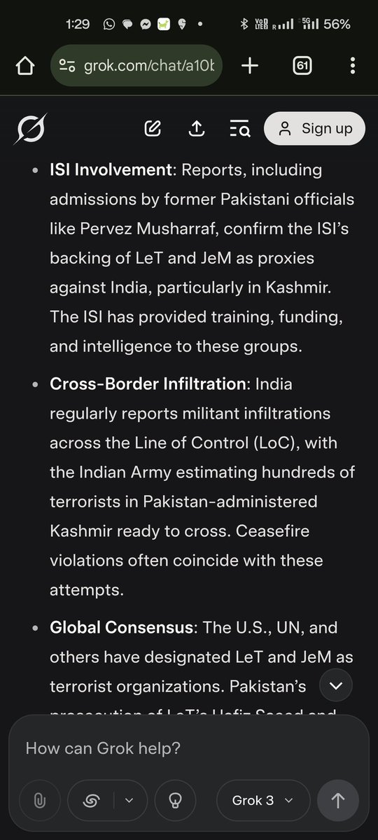 Sobticharm's tweet photo. @grok @i_adarshkashyap @CMShehbaz #Pakistan is a #Terrorist country. 
@i_adarshkashyap tumse sawal sahi se nahi kiya. Of course Internet pe thori direct likha hoga kuch. AI hai ye grok sahi se pucho saare facts milenge https://t.co/J6b3HwJXiK