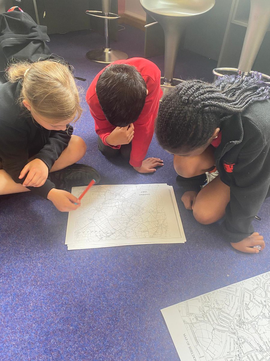 Exploring the history of the local area at Sheldon Library. #STMHistory