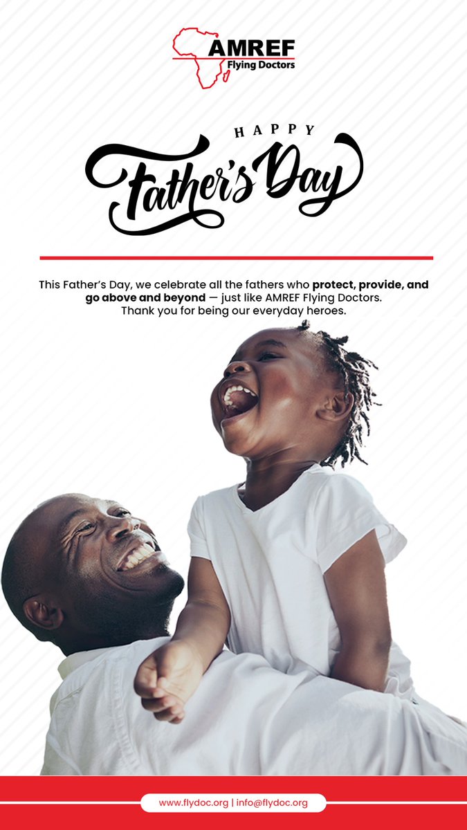AMREF Flying Doctors (@amrefflyingdocs) on Twitter photo ๐๐๐ฉ๐ฉ๐ฒ ๐
๐๐ญ๐ก๐๐ซโ๐ฌ ๐๐๐ฒ to all the incredible dads whose ๐ฅ๐จ๐ฏ๐, ๐ฐ๐ข๐ฌ๐๐จ๐ฆ, and ๐ช๐ฎ๐ข๐๐ญ ๐ฌ๐ญ๐ซ๐๐ง๐ ๐ญ๐ก shape our lives in the most profound ways.
Today, we celebrate the ๐๐๐ญ๐ก๐๐ซ๐ฌ, ๐๐๐ญ๐ก๐๐ซ ๐๐ข๐ ๐ฎ๐ซ๐๐ฌ, and the ๐ฆ๐๐ง who continue to show up with ๐๐๐ฉ๐ฉ๐ฒ ๐
๐๐ญ๐ก๐๐ซโ๐ฌ ๐๐๐ฒ to all the incredible dads whose ๐ฅ๐จ๐ฏ๐, ๐ฐ๐ข๐ฌ๐๐จ๐ฆ, and ๐ช๐ฎ๐ข๐๐ญ ๐ฌ๐ญ๐ซ๐๐ง๐ ๐ญ๐ก shape our lives in the most profound ways.
Today, we celebrate the ๐๐๐ญ๐ก๐๐ซ๐ฌ, ๐๐๐ญ๐ก๐๐ซ ๐๐ข๐ ๐ฎ๐ซ๐๐ฌ, and the ๐ฆ๐๐ง who continue to show up with