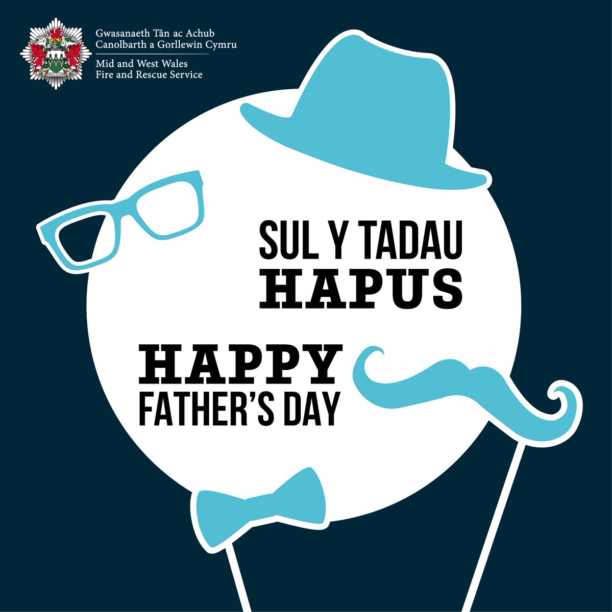 🤩 Sul y Tadau Hapus!  Happy Father’s Day!

I bob un:
🌟 Tad
🌟 Llystad
🌟 Tadcu
🌟 Ffigur tadol

Dymunwn Sul y Tadau hapus iawn i chi heddiw!

-

To every:
🌟 Father
🌟 Stepfather
🌟 Grandfather
🌟 Father figure

We wish you a very happy Father’s Day today!