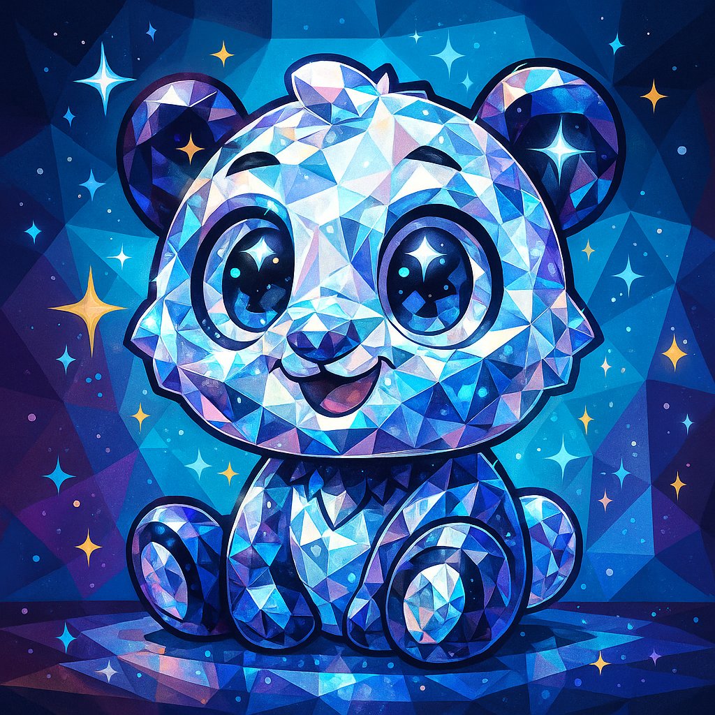 PANDABEIBEIPRO's tweet photo. Panda Beibei just leveled up… into pure diamond! 💎✨
Too cute. Too shiny. Too unstoppable.
#PandaBeibei #CryptoMeme #DiamondPanda https://t.co/r1CFDodeY0