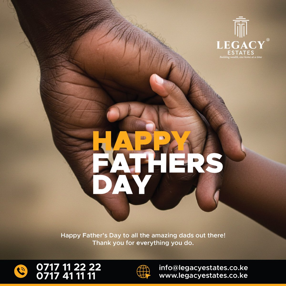future_fortun's tweet image. Happy Father's Day from Legacy Estates
Today we celebrate the strength, guidance, and unconditional love that fathers give every day.

Here's to the heroes who build strong foundations in families and in life.

Thank you for everything you do. 

#HappyFathersDay #LegacyEstates