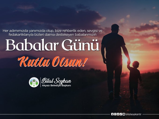 Sakarya Halkına Babalar Günü Mesajı