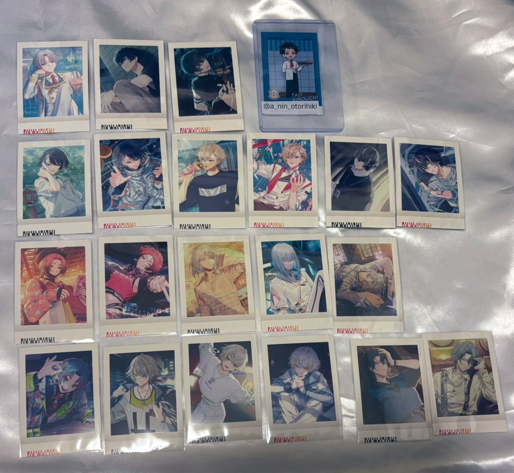 【交換】エイトリ ぱしゃこれ 18TRIP

譲
箔: 練牙 あく太
N: 可不可 添 宗氏  潮 季肋 千弥 幾成 潜 子タろ琉衣 糖衣 夜鷹 

求
箔 雪風、七基、太緒

箔⇔箔
N 2枚⇔箔
※箔 練牙は七基との交換のみ

郵送希望です！
お気軽にお声がけ下さい︎🙌🏻