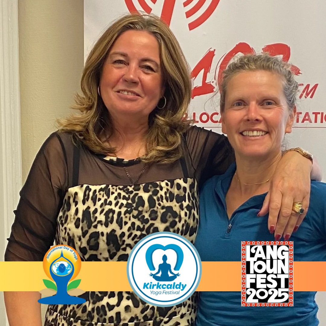 Thanks to <a href="/k107radio/">K107 FM</a> for having me in the studio to talk about the upcoming Kirkcaldy Yoga Festival Kirkcaldy Yoga Festival 2025 eventbrite.com/cc/kirkcaldy-y…