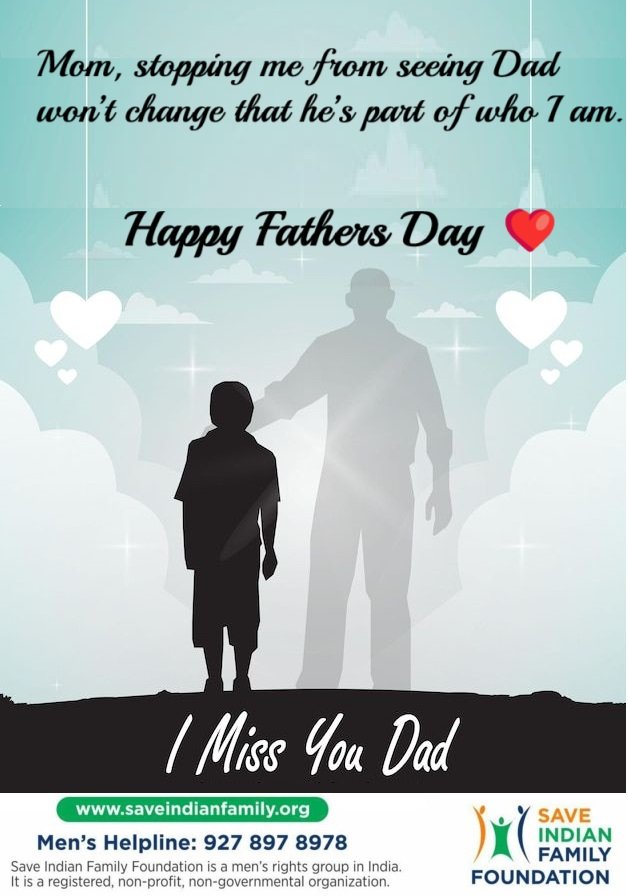 Yatharthsfather's tweet photo. Today is Father’s Day.
But thousands of fathers (including me) won’t hear “Papa.”
Not because they don’t care —
But because the system ripped their children away.
This day is a reminder of justice denied.
#FathersDay     #ParentalAlienation #MensRights 
#ErasedDad
@realsiff https://t.co/GF80AJsO0R