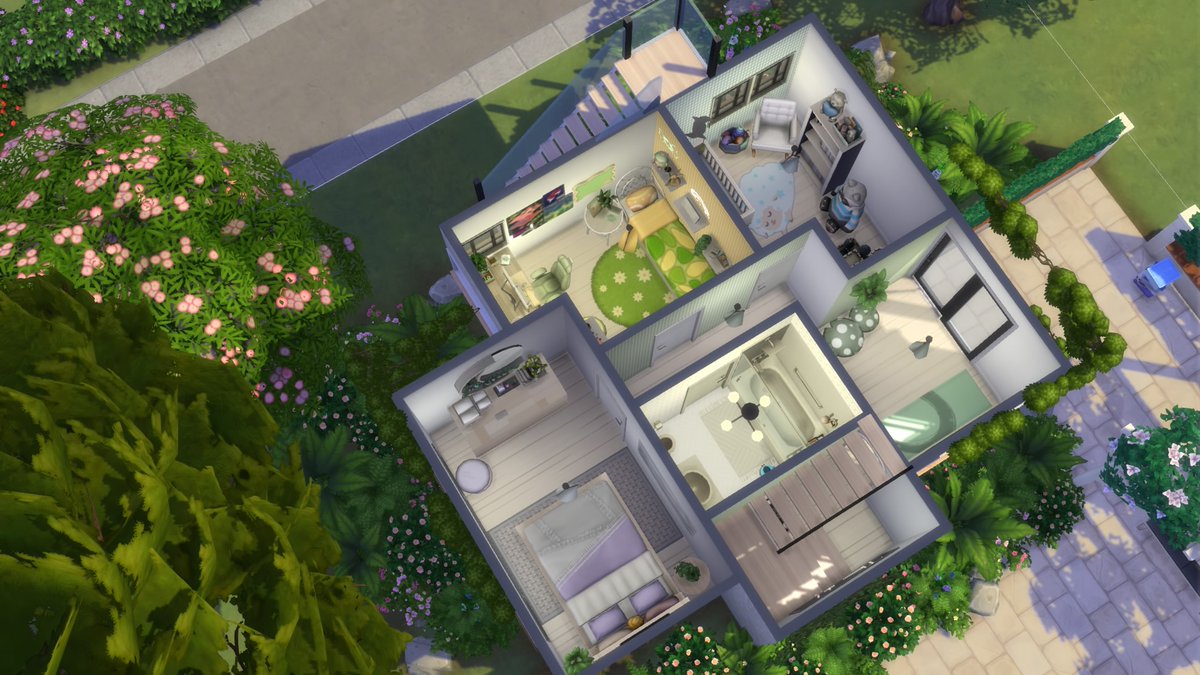 Hi everyone!
Here's my finished shell entry for <a href="/simsbyfinch/">Sims by Finch</a> #finchjune shell challenge 🥰 
I loved doing this shell &amp; I'm so grateful that you gave us console players the grid plan of the shell so we could do it too! It was so kind of you 🥹❤️ 
Gallery ID : Melodyy__yy2610 🐇💚