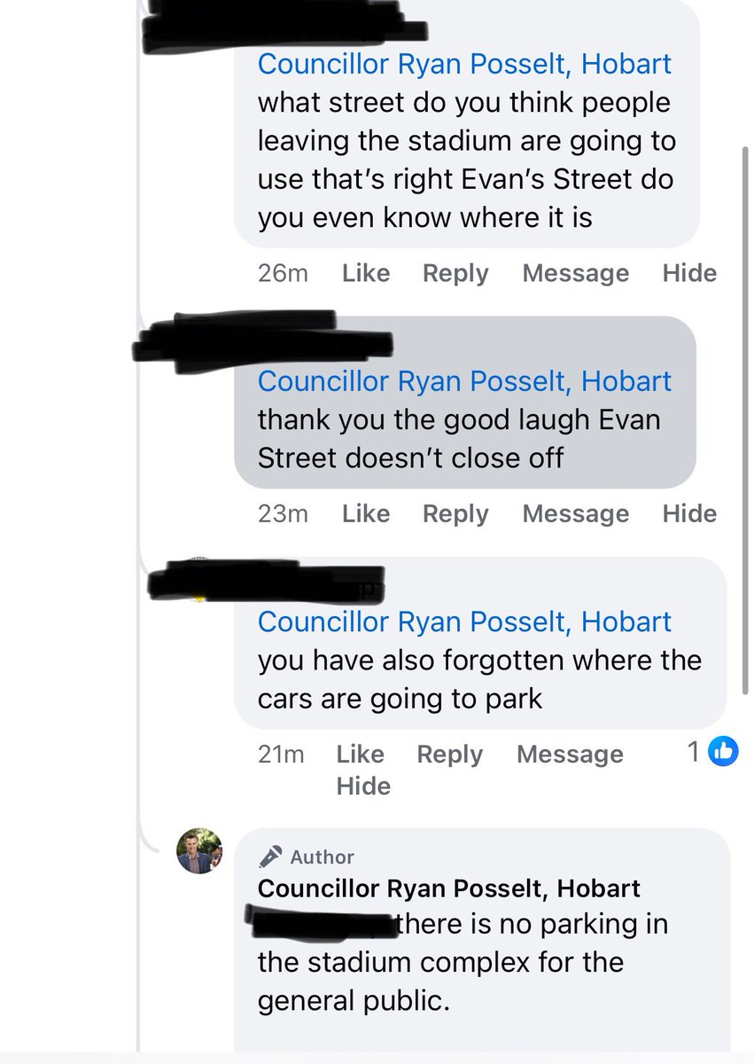 Ryan_Posselt's tweet image. Shocked at level of community understanding for #Stadiumstuff
Commenter genuinely thought they would be able to just drive up Evans Street & park at the stadium on game day. Doesn’t believe that is not the case.
How can we debate this with so little understanding? #politas
