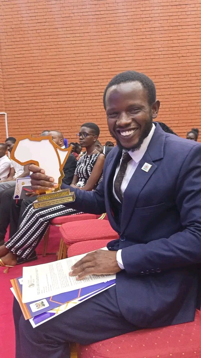 NorbethSixbert's tweet image. To God Be the Glory! 🙏🏾✨From a simple nomination to being crowned the Winner of the Community Service Leadership Award (Evans Wadongo Award) and the Ethical Leader of the Year Award (Patrice Lumumba Award) at the ASLA-EA 2025, this journey has been nothing short of divine grace.