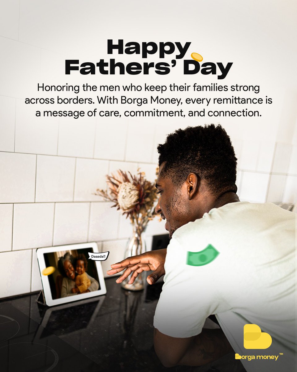 The Borga Money team wishes all fathers and father figures a happy Father's Day!💛