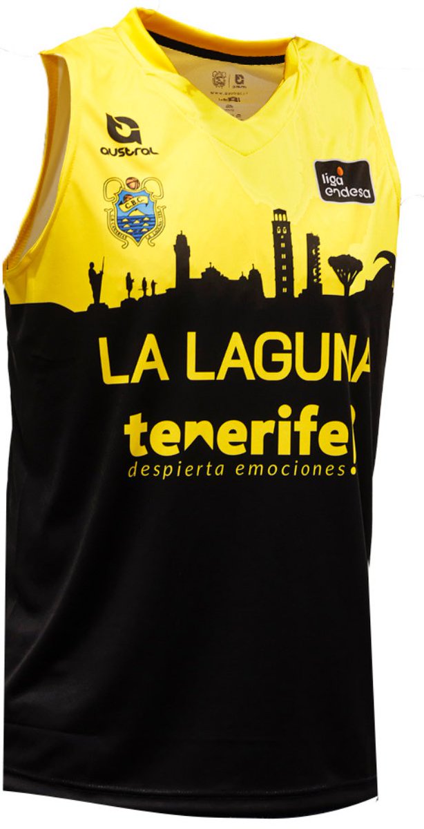 JaviBva's tweet photo. Ahora que acabó la temporada se piensan en Tenerife que el diseño de su camiseta era único @CB1939Canarias… es copia cambiando símbolos de la ciudad/isla de la camiseta edición limitada del @oviedocb de diciembre del 2022… #ACB #1AFEB https://t.co/x1FQnyUO8t