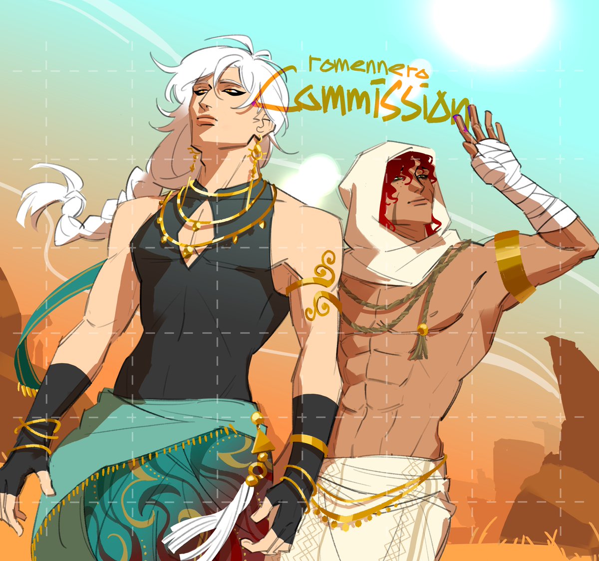 Colored sketch commission for @/etconsarc 
Thank you so much for commissioning me 🙌