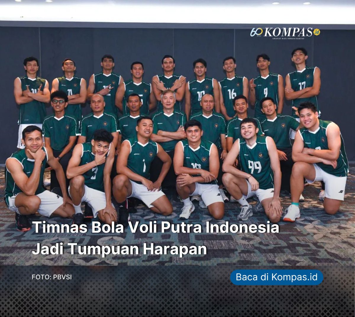 𝗧𝗶𝗺𝗻𝗮𝘀 𝗕𝗼𝗹𝗮 𝗩𝗼𝗹𝗶 𝗣𝘂𝘁𝗿𝗮 𝗜𝗻𝗱𝗼𝗻𝗲𝘀𝗶𝗮 𝗝𝗮𝗱𝗶 𝗧𝘂𝗺𝗽𝘂𝗮𝗻 𝗛𝗮𝗿𝗮𝗽𝗮𝗻

Setelah timnas bola voli putri tidak meraih hasil maksimal di AVC Nations Cup 2025, timnas bola voli putri jadi tumpuan harapan bagi bola voli dalam ruangan Indonesia untuk