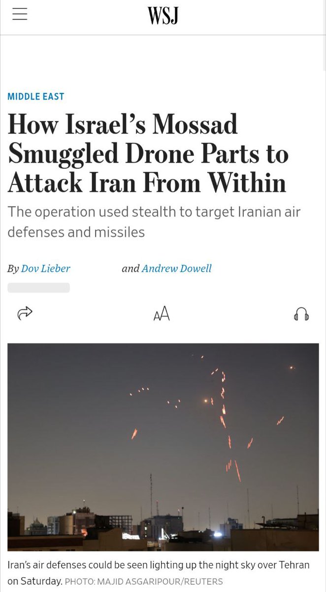 The Washington Post has revealed how Mossad prepared the operation that crippled Iran’s air defenses and missile systems

When Israeli F-35 fighter jets began their strike on Iranian nuclear sites and military command structures, a less high-tech — but no less effective — threat