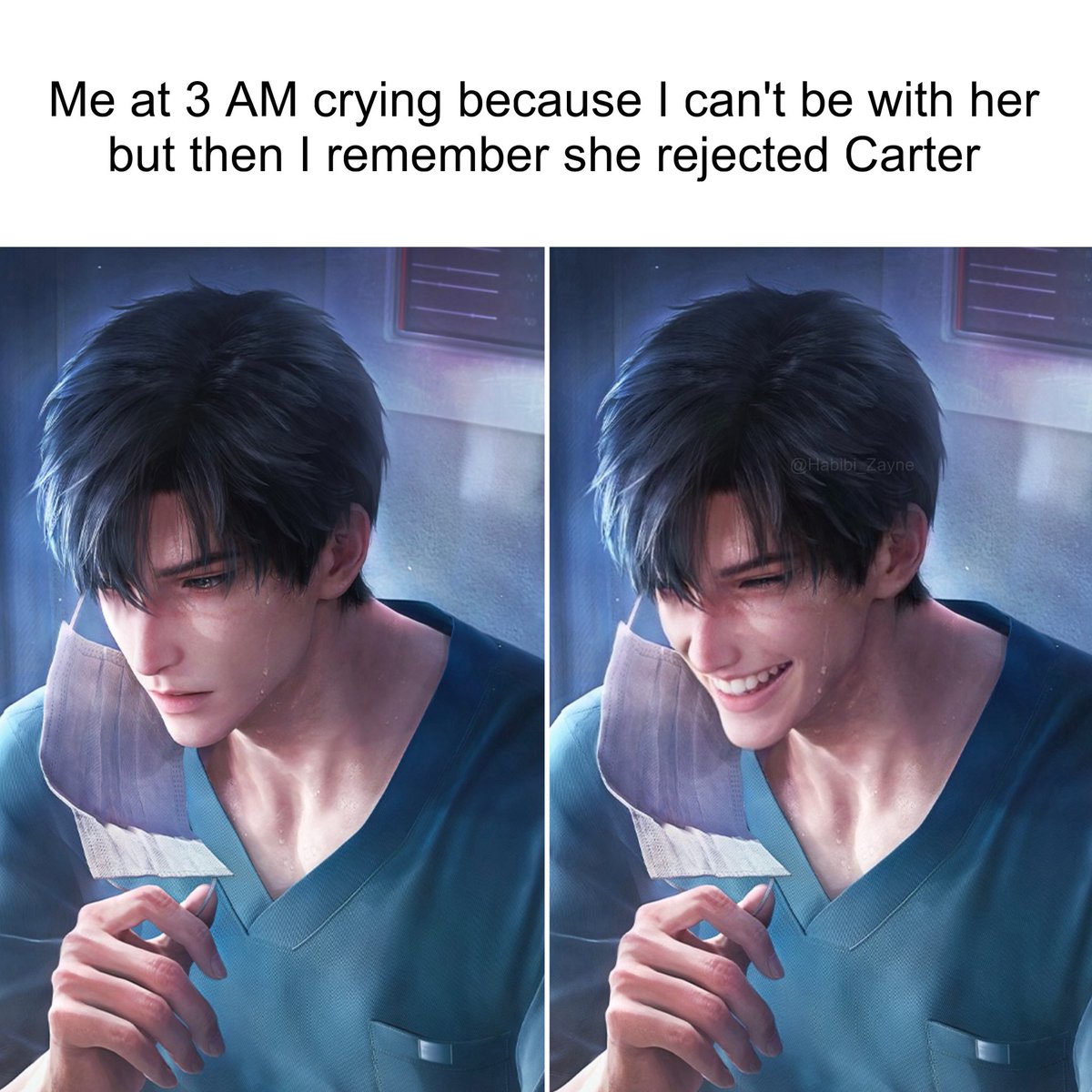 Air mata saya masuk lagi.