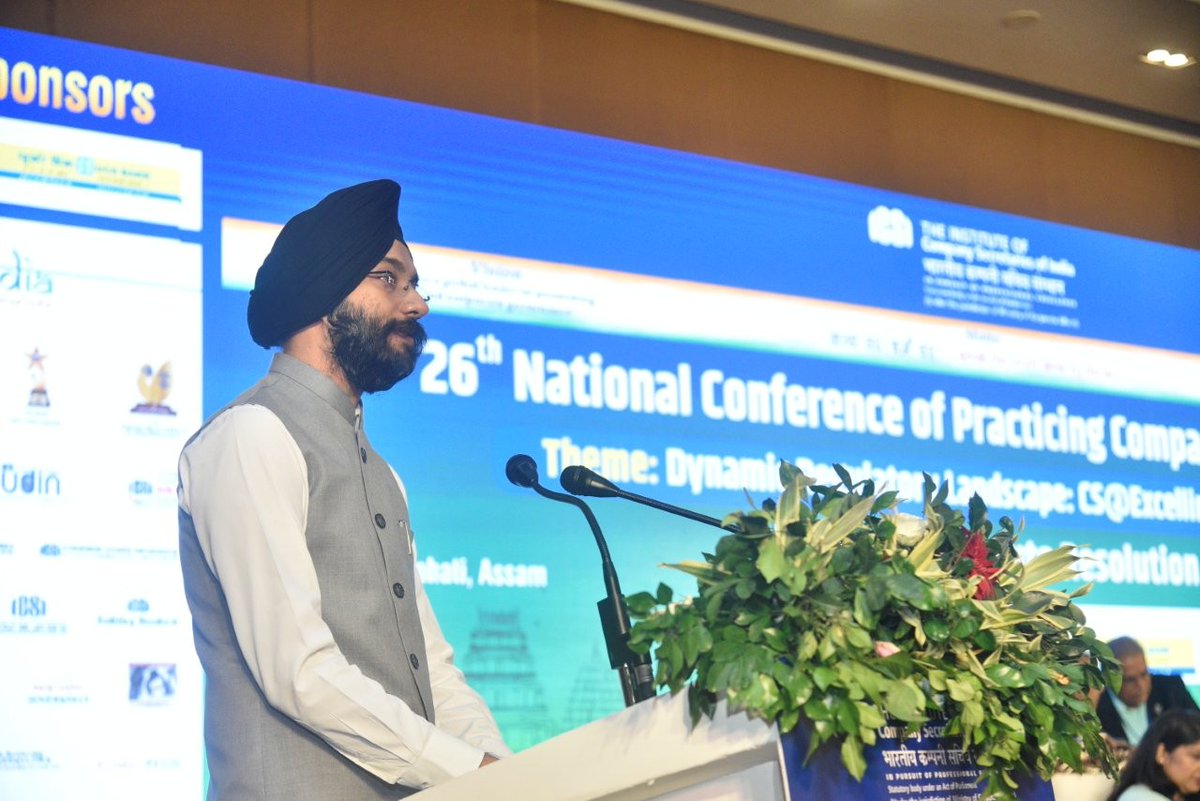 icsi_cs's tweet photo. 26th National Conference of Practicing Company Secretaries - Third Technical Session on Alternative Dispute Resolution #ADR #ICSIPCSConference https://t.co/o3mJMGNYhq