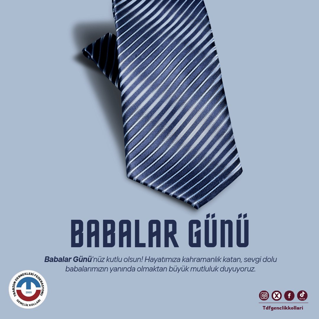 Uşağını yormayan, ekmeğini paylaşan babaların günü kutlu olsun ha! 👏👨‍👧‍👦
İyiki varsınız. 💙
#BabalarGünü #BabalarGünüKutluOlsun