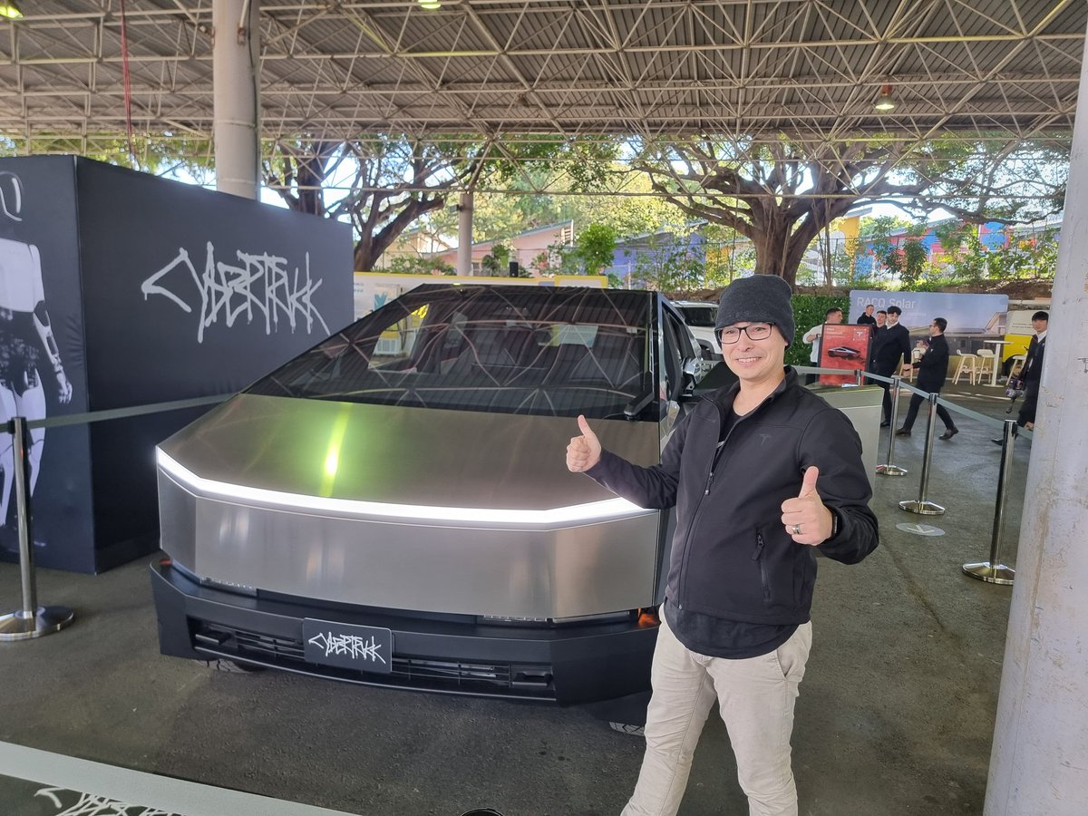 On display today here in Brisbane! Tesla CyberTruck