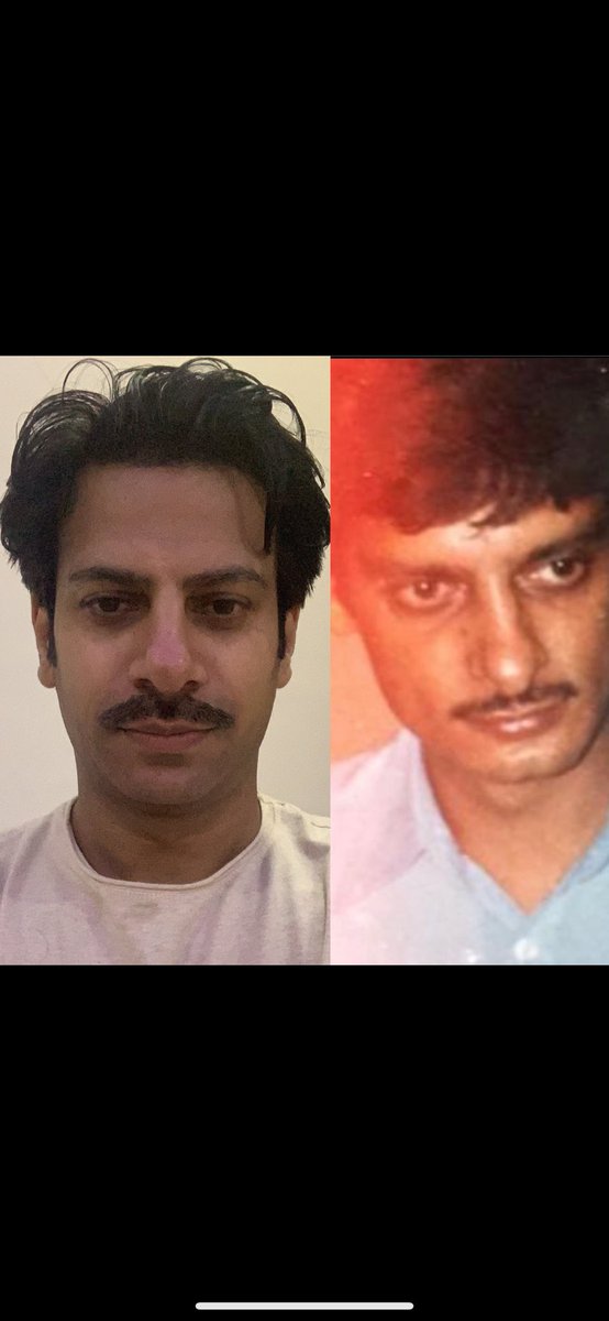 Trying to fit in his moustache #HappyFathersDay miss you