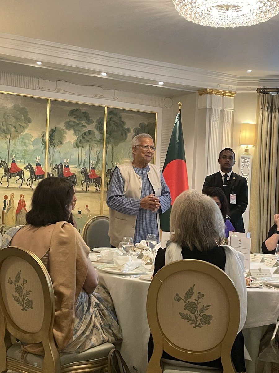 It was wonderful to be in London last week with the Hon. Chief Adviser Prof. Yunus. 

The discussions covered many issues of mutual interest including democratic reform; trade and investment; security; climate action; and the Rohingya. 

#BritBanglaBondhon
