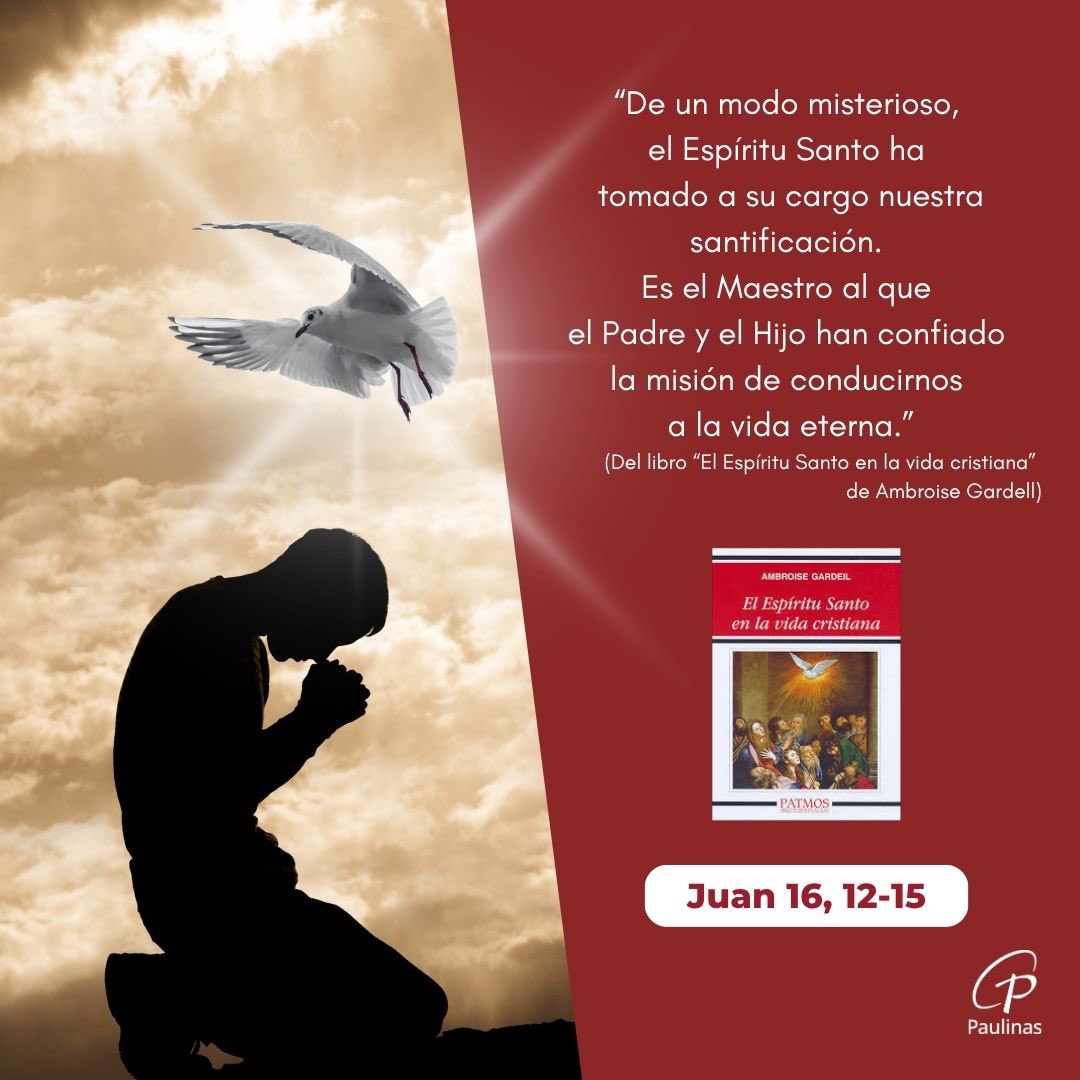 Un evangelio, un libro: Jn 16, 12-15.

📕 “El Espíritu Santo en la vida cristiana” de Ambroise Gardell.