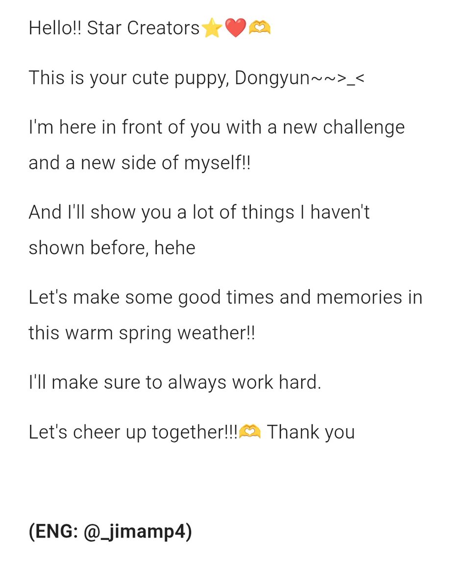 _jimamp4's tweet photo. [ENG] Kim Dongyun's comment under his Hola Solar fancam:

🔗 https://t.co/ft6TORuTzi

#김동윤 #KimDongyun #DRIPPIN https://t.co/Qq5eVLm1VH